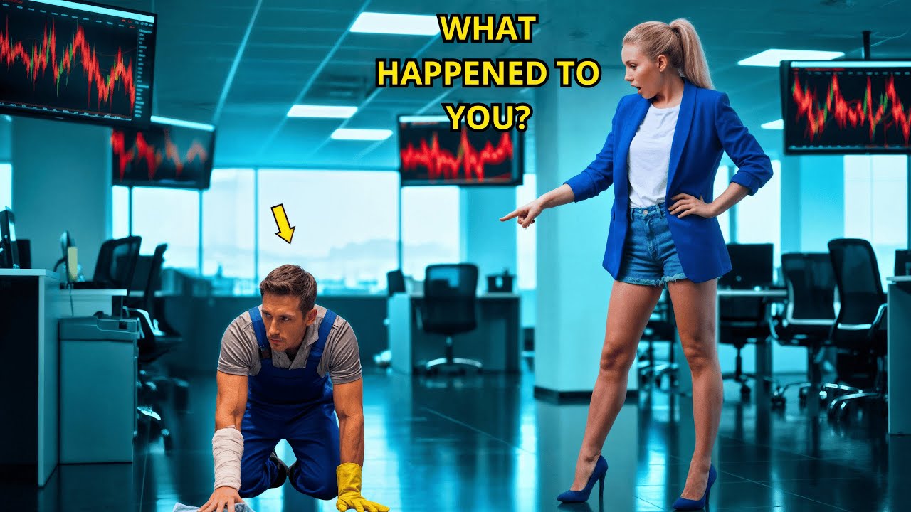 Billionaire CEO froze when she saw her first love mopping the floor with an injured arm…