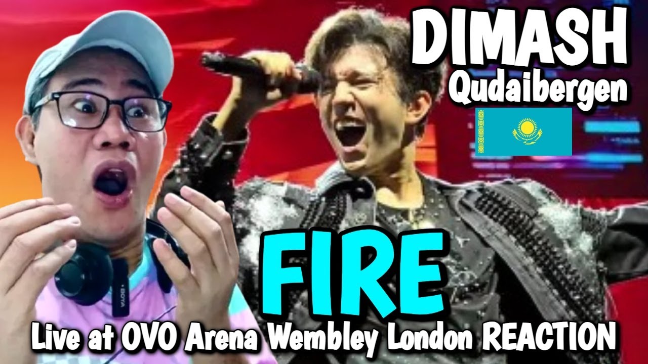 Димаш Кудайберген - ОГОНЬ - Концерт на OVO Arena Wembley London РЕАКЦИЯ