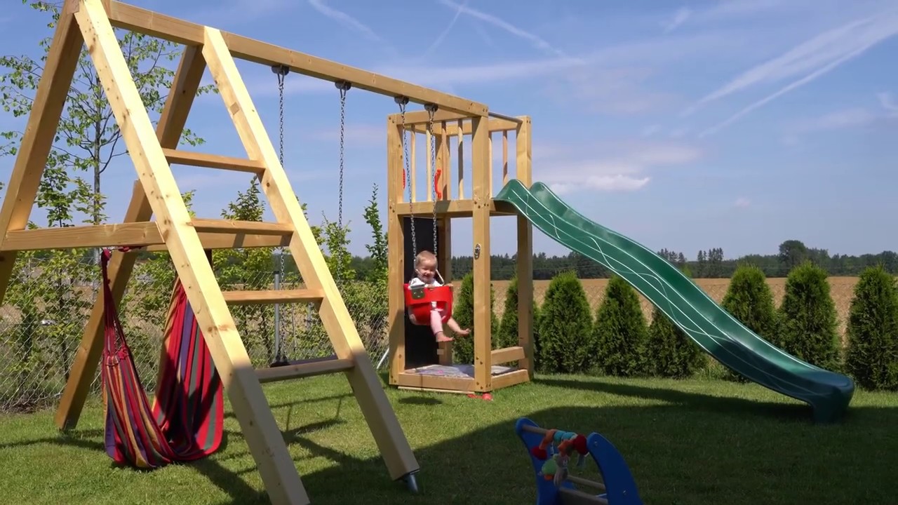 DIY wooden playground