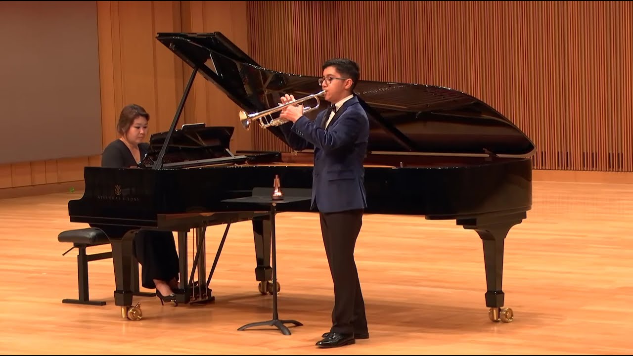 Isaac Gil - 1st Place | Sonata for Trumpet and Piano by Kent Kennan - JUNIOR DIVISION