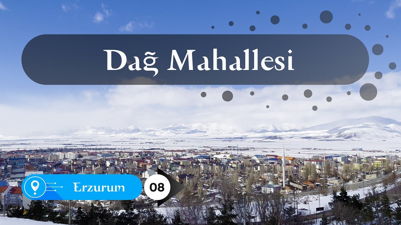 Dağ Mahallesi - Gaziler-Şehitler-Sanayi, 2022 #Erzurum Şehir Turu  ▶ 8,  (4K) Erzurum/Türkiye 🇹🇷