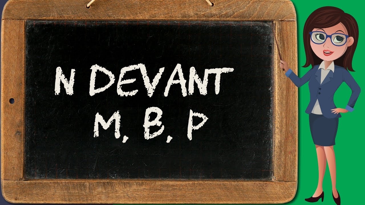 La lettre N devant le M, B ou le P (orthographe 8/13)