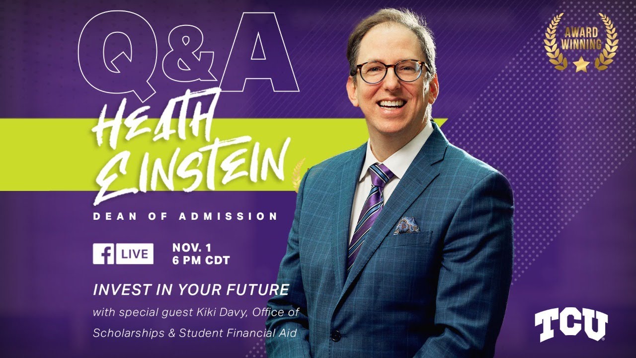 TCU Admissions Live - Questions about Financial Aid