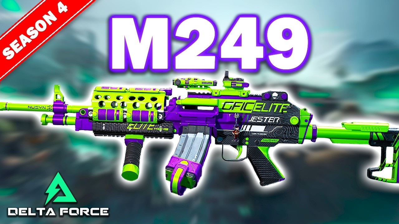 Delta Force: Best M249 Loadout (High Fire Rate and Aggressive!)