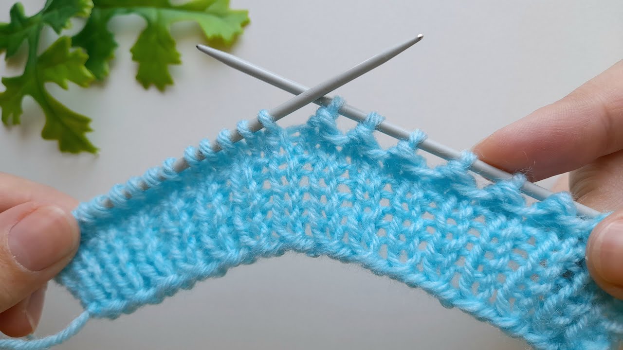 Ich habe diesen Pullover mit diesem Muster in 2 Tagen gestrickt - Einfaches und sch&ouml;nes Strickmuster