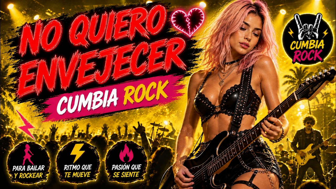No Quiero Envejecer - Cumbia Rock (Cover Explosivo) 🪗🌴🎸