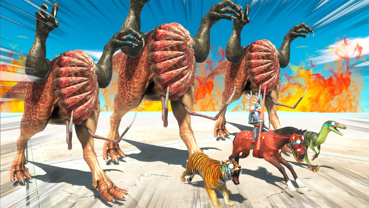 ESCAPAR DE ESTE MONSTRUO ES IMPOSIBLE | ANIMAL REVOLT BATTLE SIMULATOR