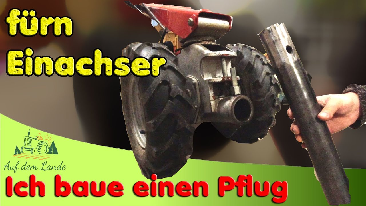 Pflug für Einachser selber bauen  👉 Antonio Carraro CA240 👉 Update DDR Wiesenwalze