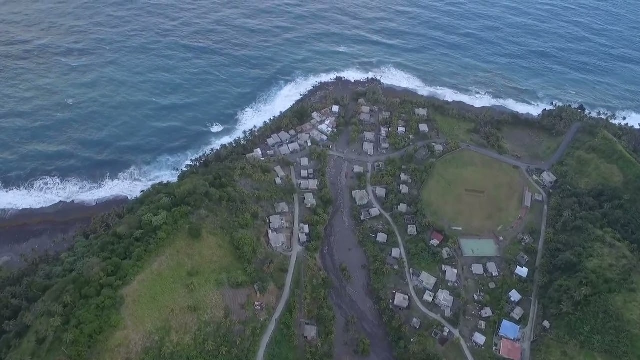 An aerial view of London St. Vincent & the Grenadines.