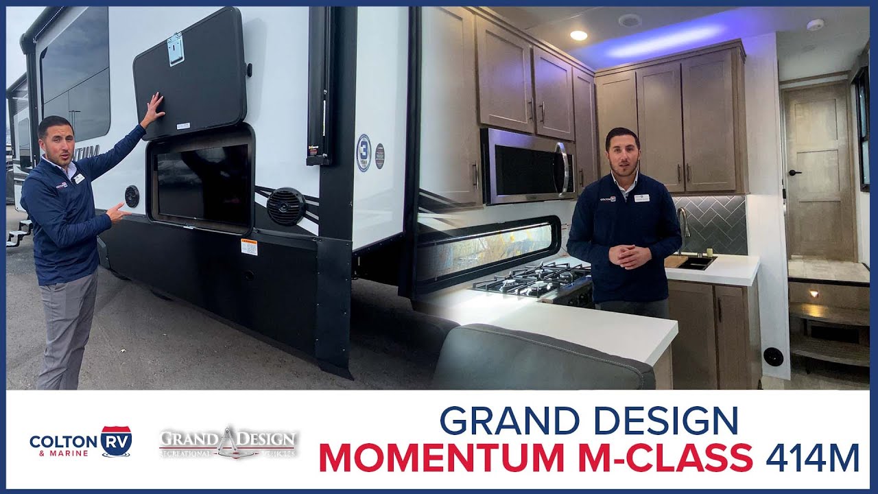 2024 Grand Design Momentum M-Class 414M Toy Hauler Tour