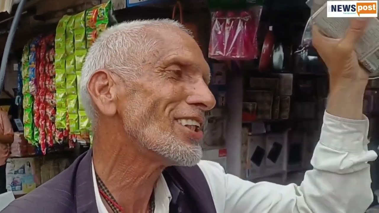 Thief caught by locals, handed over to police &mdash; paraded through the market as a warning.