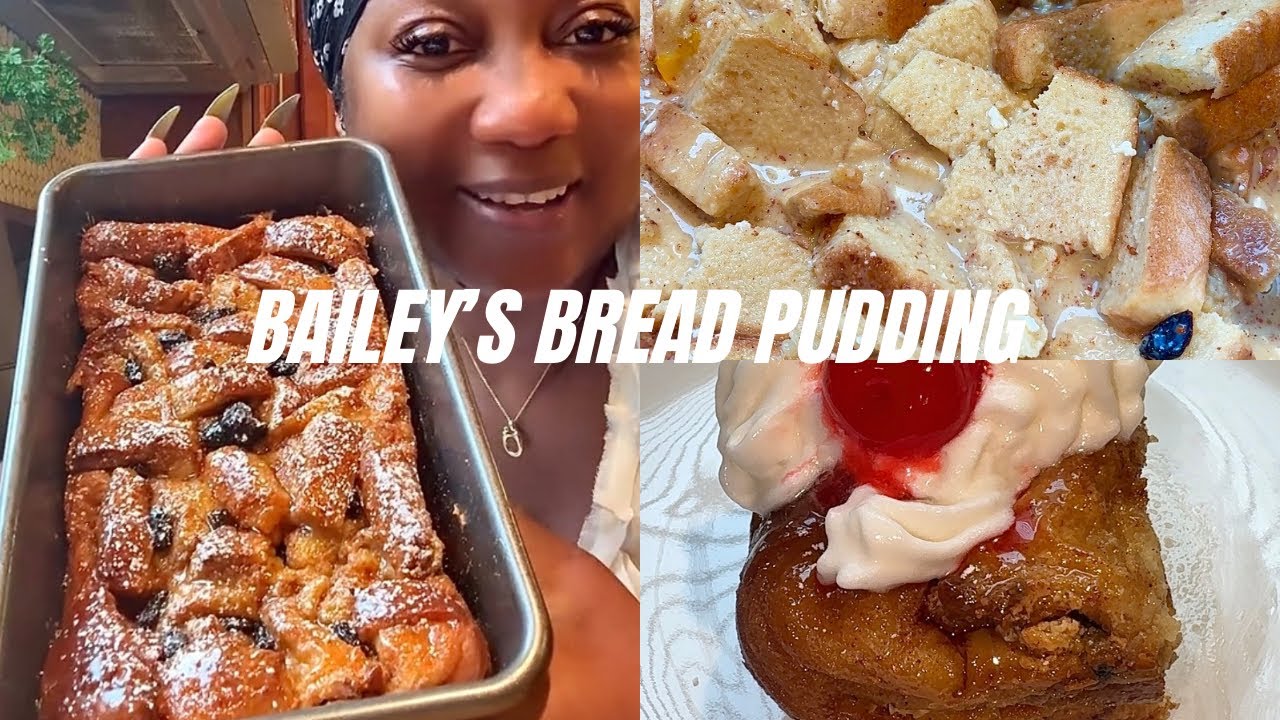 Baileys Rum Cream Bread Pudding | Rich & Creamy Homemade Dessert 