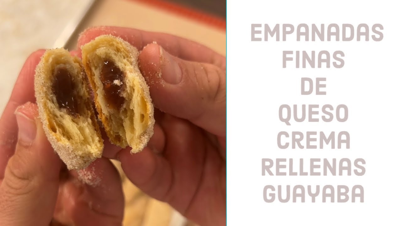 Empanadas Finas de Queso Crema Rellenas de Guayaba &hellip; #empanadas