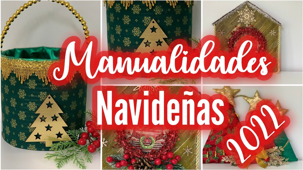 Ideas NAVIDEÑAS 2022 / Manualidades Recicladas / Christmas DIY / Artesanato de Natal