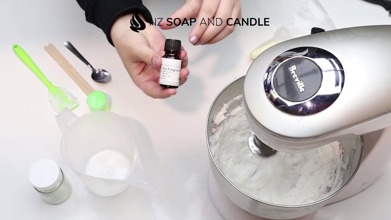 how to make a Foaming Bath Whip? - NZ SOAP AND CANDLE