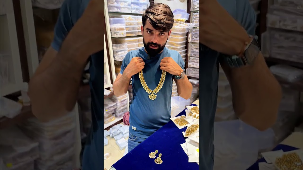 Begum bazar wholesale one gram gold jewellery with price | #onegramgold #victorian #jewelleryaddict