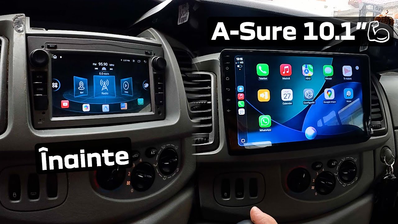 Montaj Navigatie Android pe Opel Vivaro - A-Sure 10.1