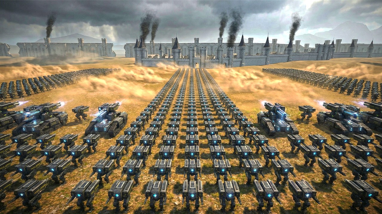 Total Wasteland INVASION: 2,800,000 SUPERMUTANT MONSTER vs Tank & T45 Alliance! UEBS 2