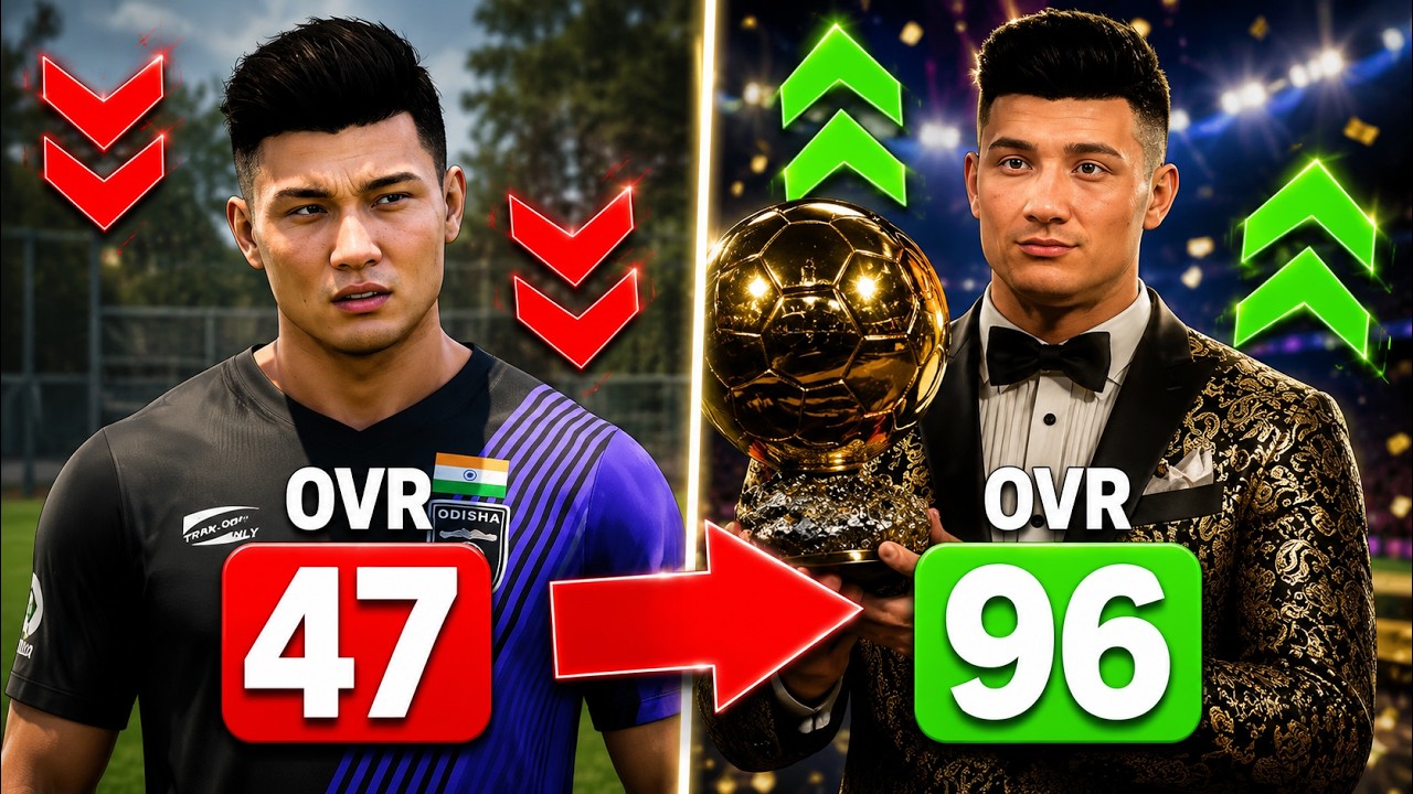 Kan Jeg Vinde Ballon d'Or Med Den Værste Spiller i FC 24?... | Dansk EAFC 24