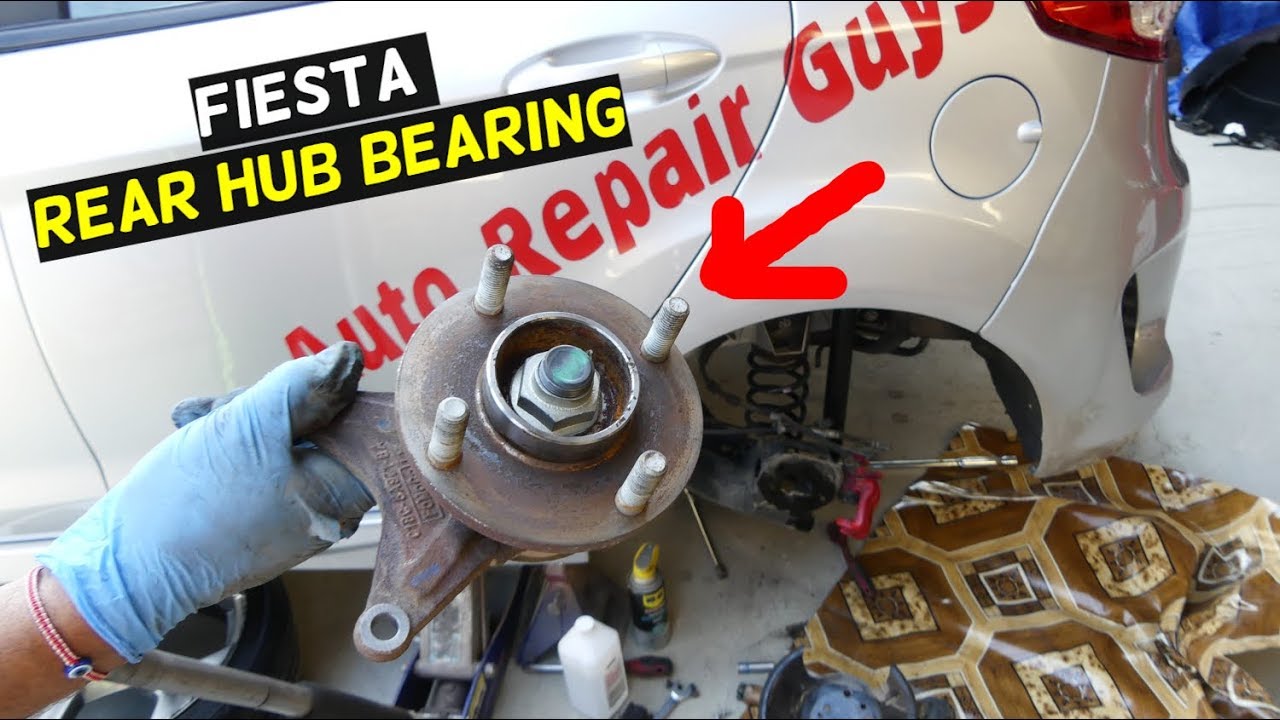 FORD FIESTA REAR WHEEL HUB BEARING REPLACEMENT MK7 ST