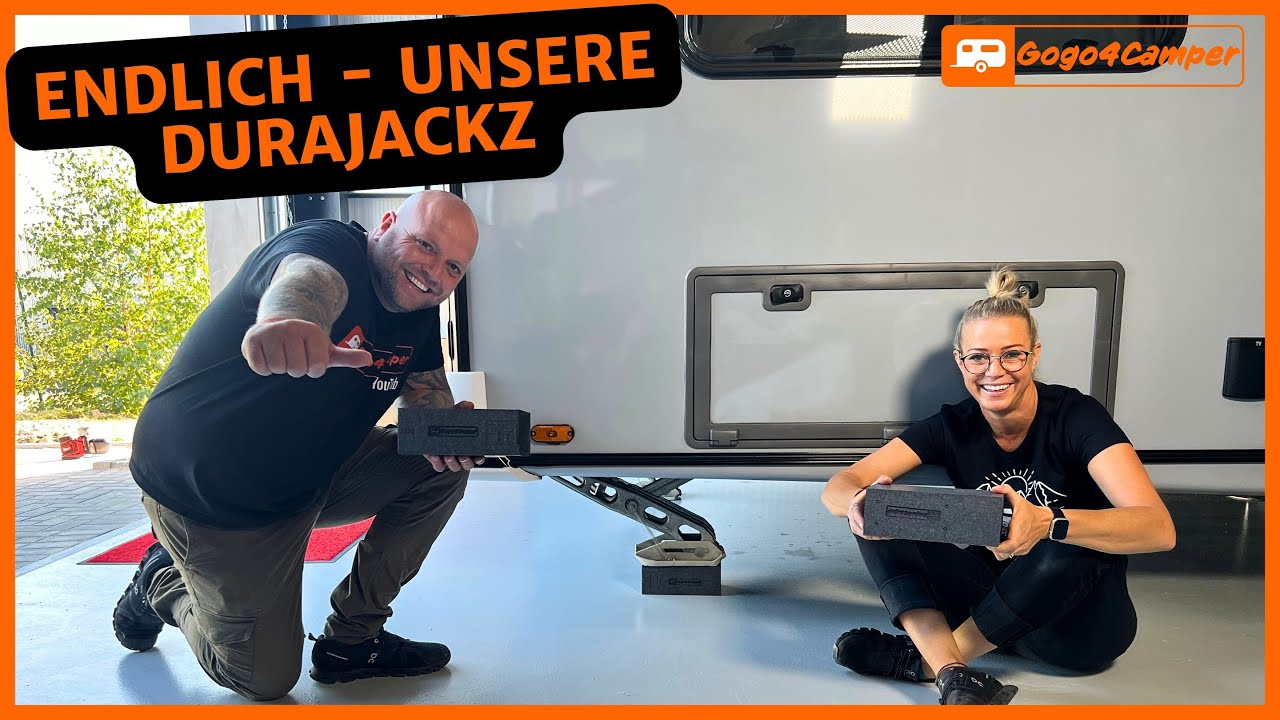Unsere Gogo4Camper DURAJACKZ - Unterlegkl&ouml;tze zum Ausrichten von Wohnwagen & Wohnmobilen