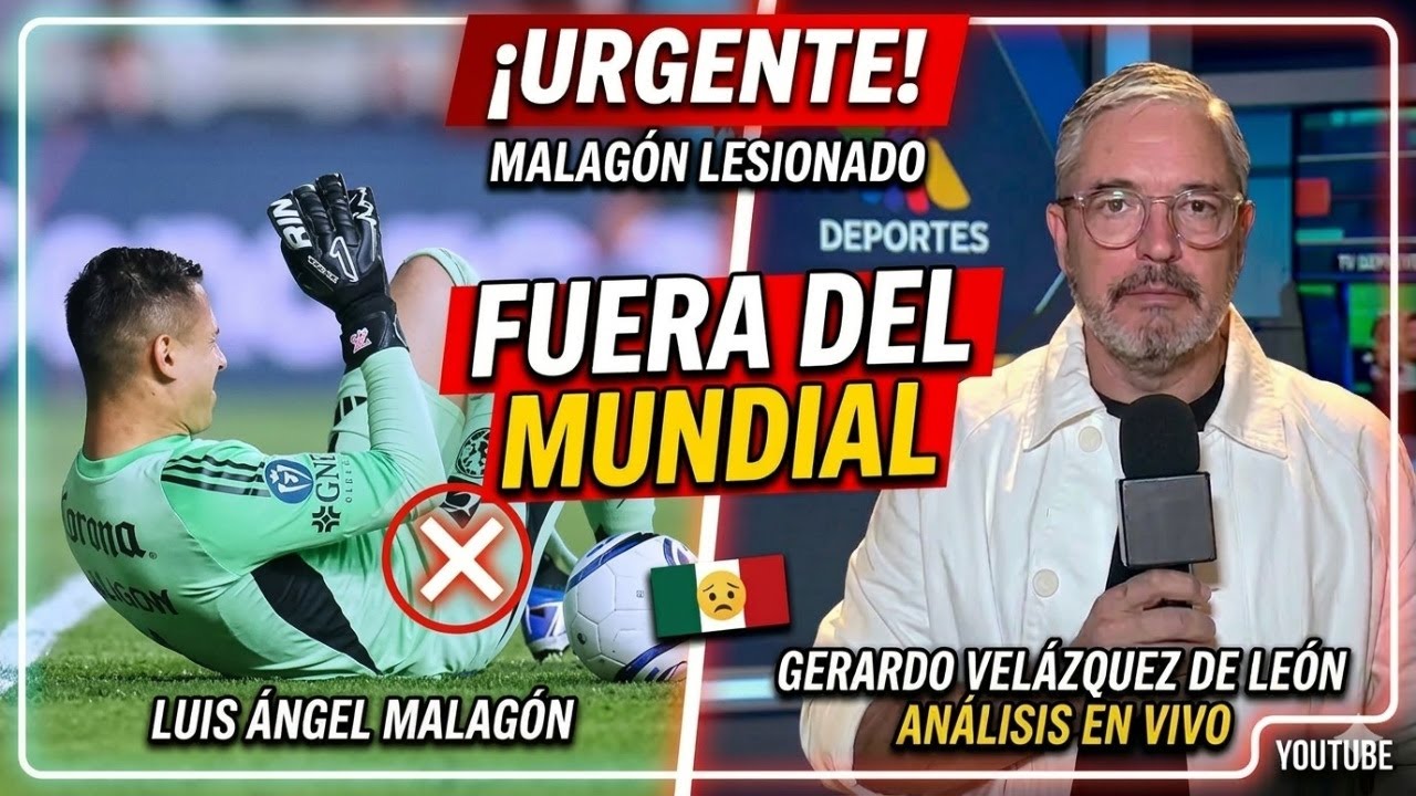 🚨 Malagón fuera de la Copa del Mundo 🚨 Lesión que lo saca de la Selección Nacional