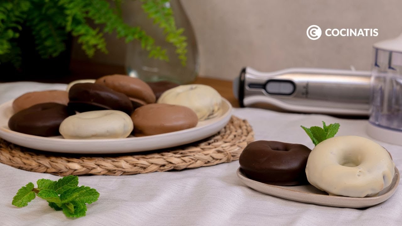 ¡Donuts sin gluten súper fáciles y deliciosos en casa! Con la batidora de mano de Jata