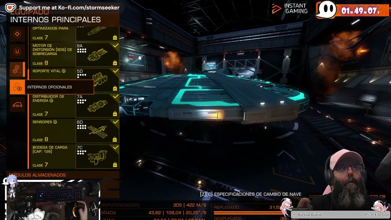 Caspian Explorer 🍥 Elite: Dangerous 🌸 Mi build de Combate y Exploración 🚀