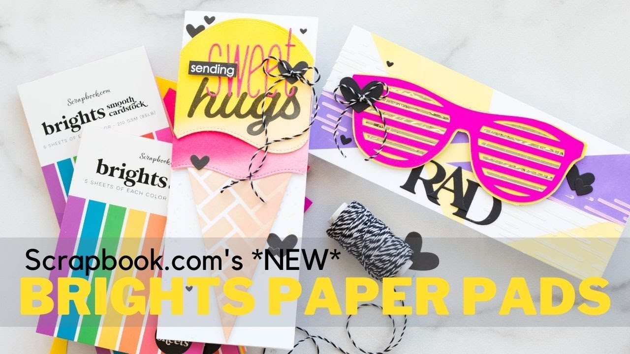 *NEW* Brights Paper Pads- A2 and Slimline!