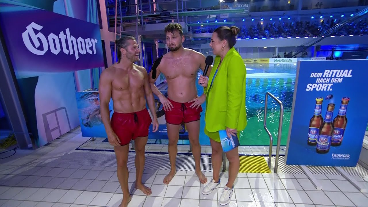 Bachelor Paul Janke und Dominik Stuckmann gegen vorsichtige RTL-Damen | RTL Turmspringen 2022