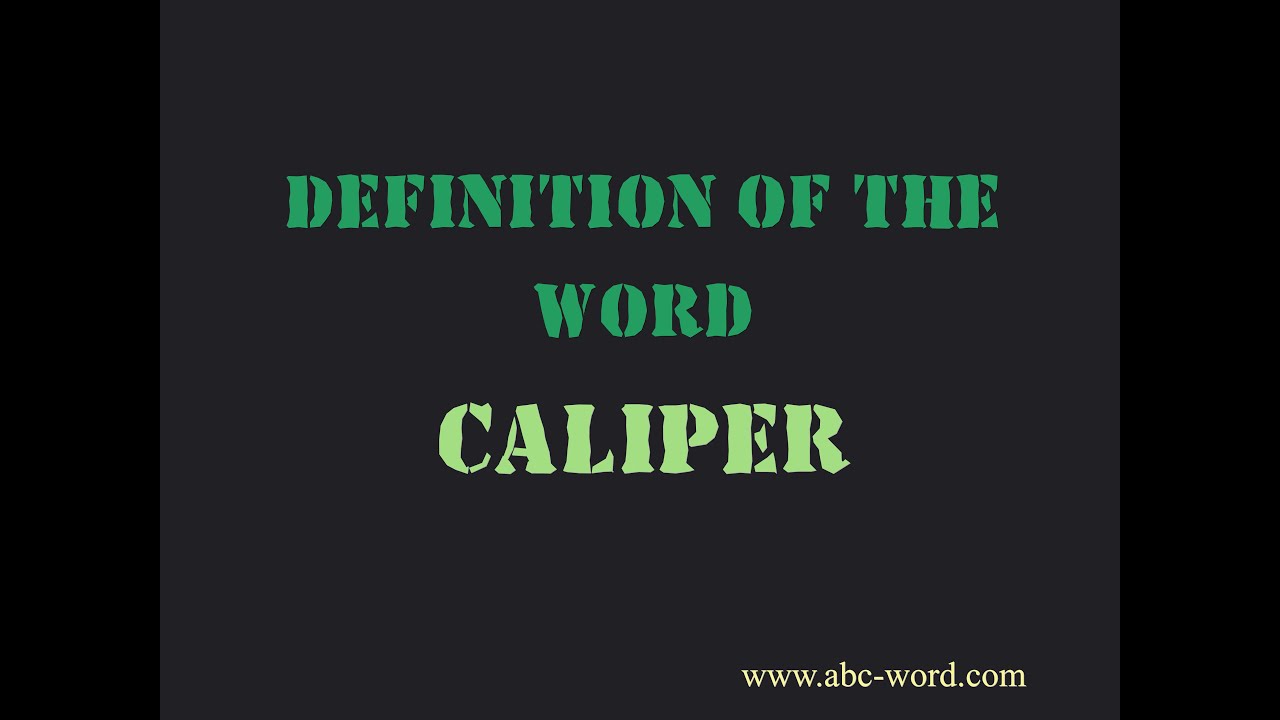 Definition of the word 