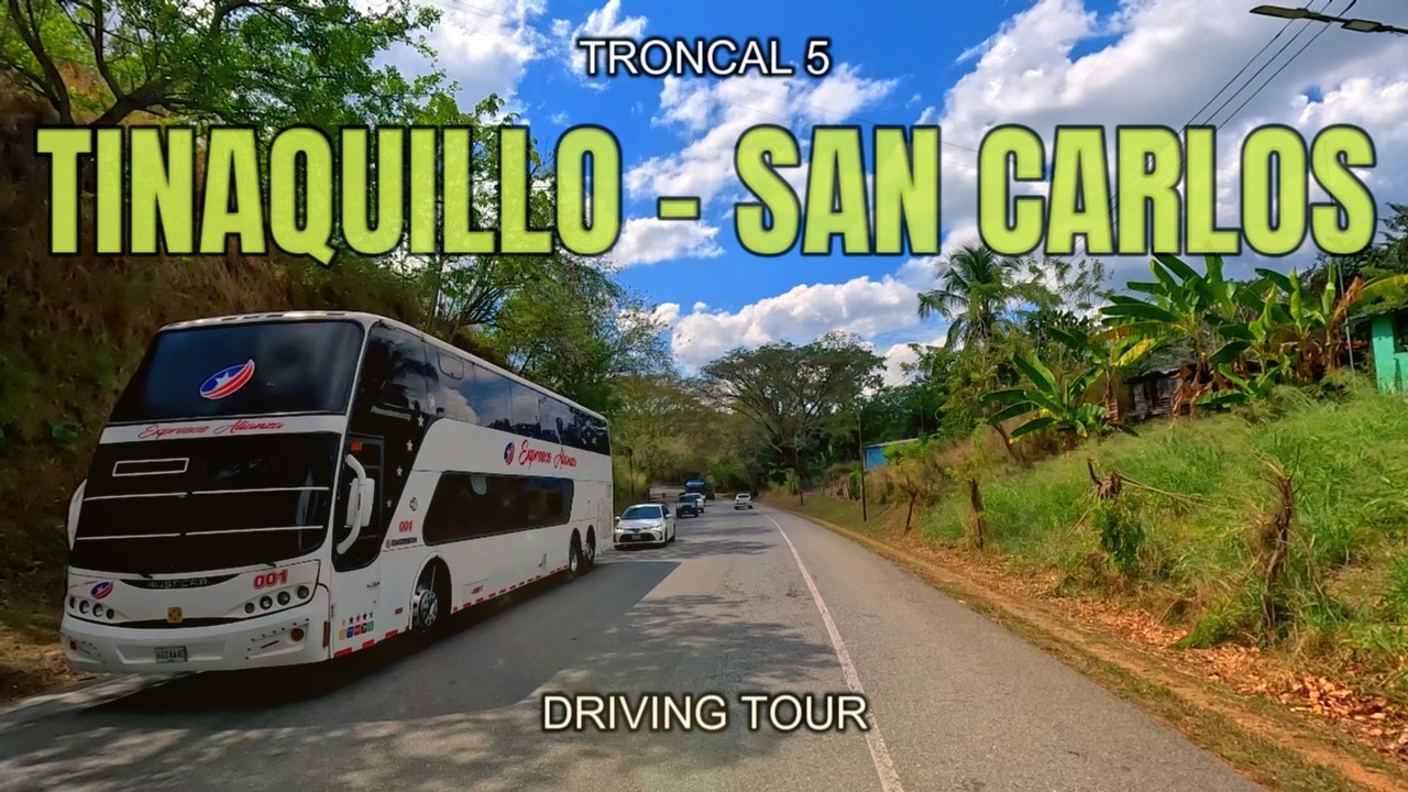 🇻🇪 Asi es la troncal 5: De Tinaquillo a San Carlos de Cojedes. | DRIVING TOUR | 4K | VENEZUELA.