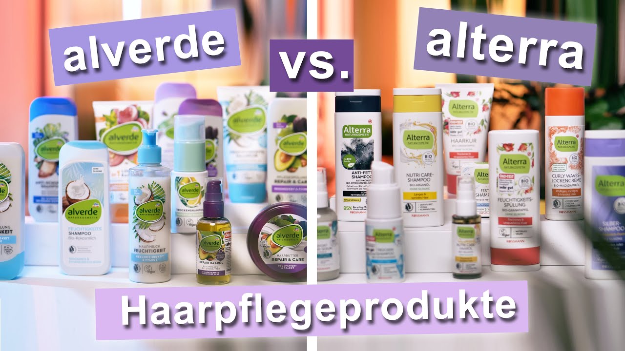 Alverde vs Alterra, Haarpflegeprodukte
