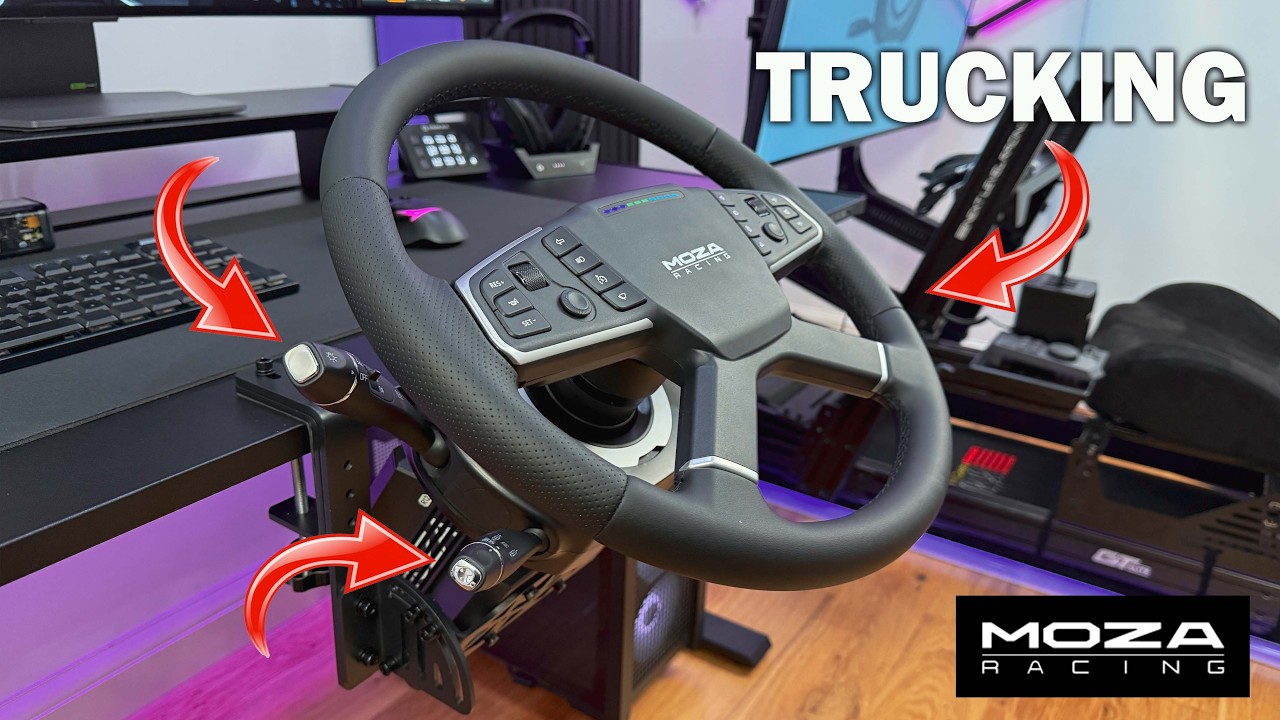 Ultimate Truck SIM 🤯 - Moza Multi-Function Stalks + TSW Truck Wheel Review