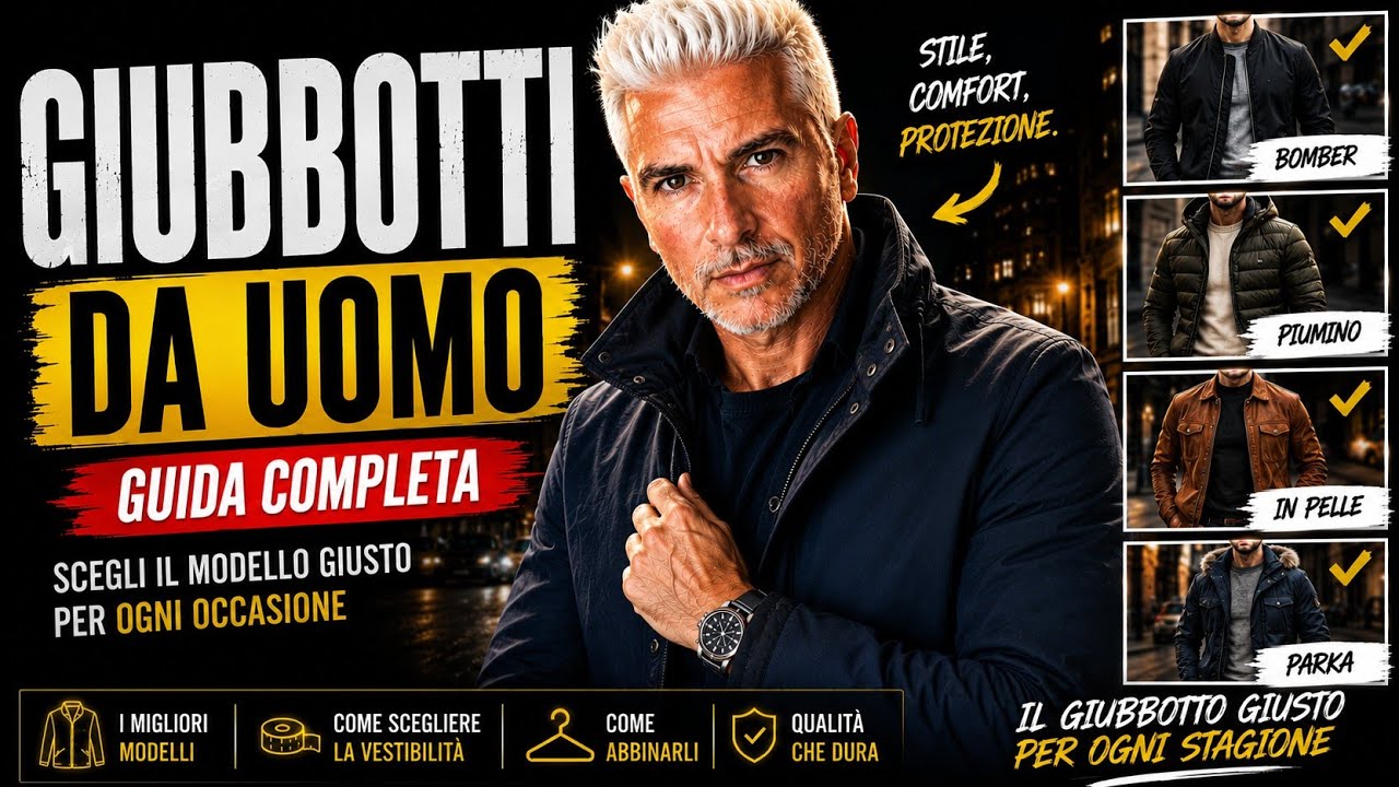 Modelli di Cappotti, Giacche e giubbotti invernali.
