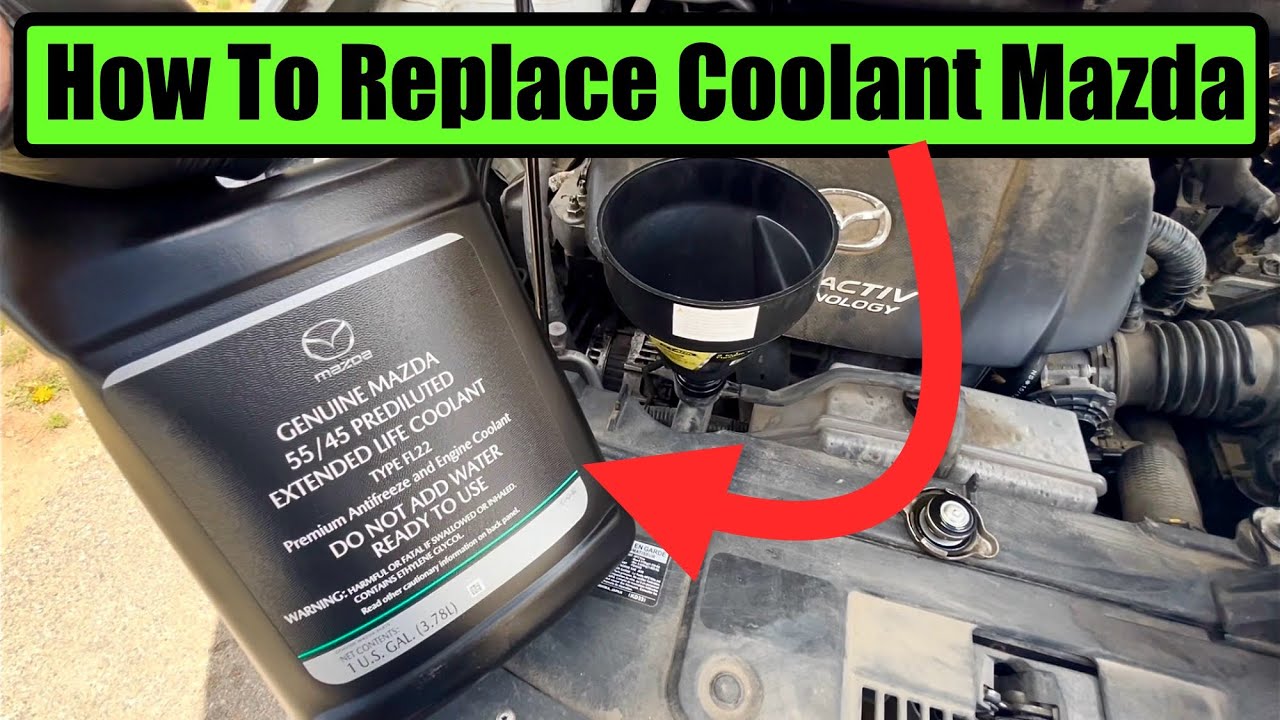 Change Coolant Mazda CX-5 Without Special Tools