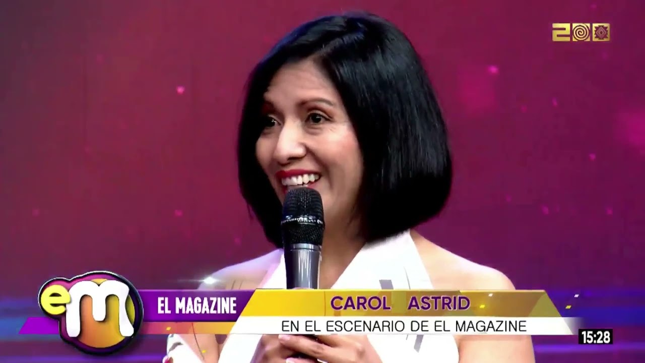 MARTES 26 DE AGOSTO Carol Astrid cantante entrevista y presentación EL MAGAZINE 2025