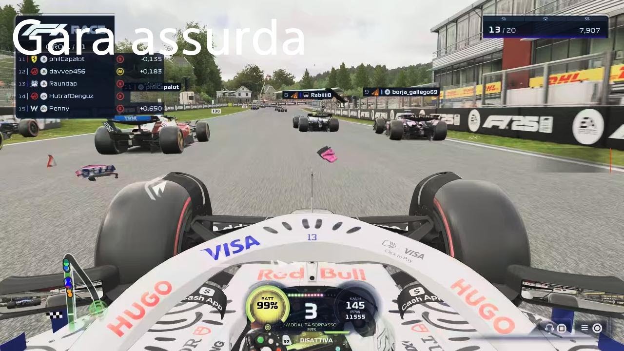 F1 25 Rimonta da libri di storia