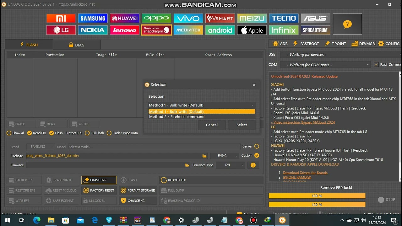 Samsung M01 M015G Frp UnlockTool  Samsung M01 Edl  Samsung Qualcomm (*#0*# Not Working).