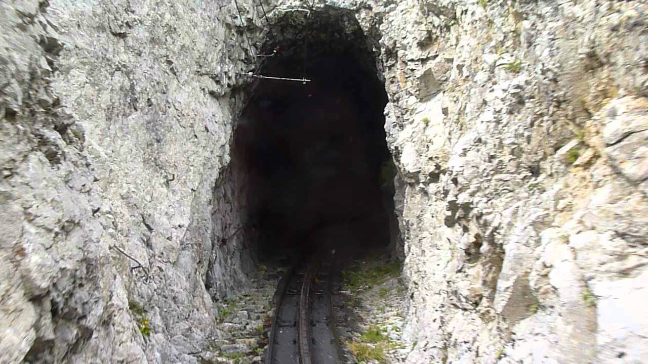 PILATUS COGWHEEL TRAIN  Driver's view