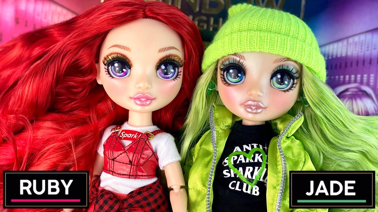 Rainbow High fashion dolls: Ruby and Jade Review & Unboxing (MGA entertainment)