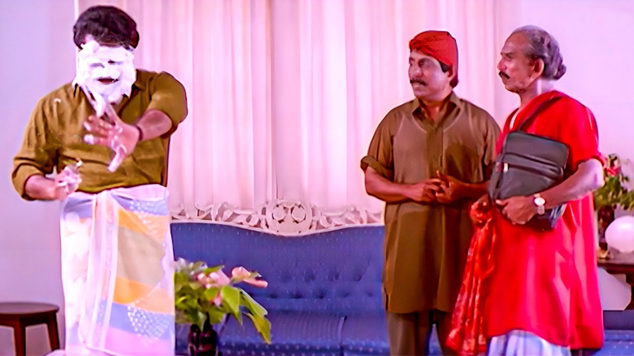 ഇങ്ങള് ഷേവ് ചെയ്യുമ്പോ പുരികോം വടിക്കാറുണ്ടോ😁Mohanlal | Sreenivasan | Mamukkoya | Comedy Scenes
