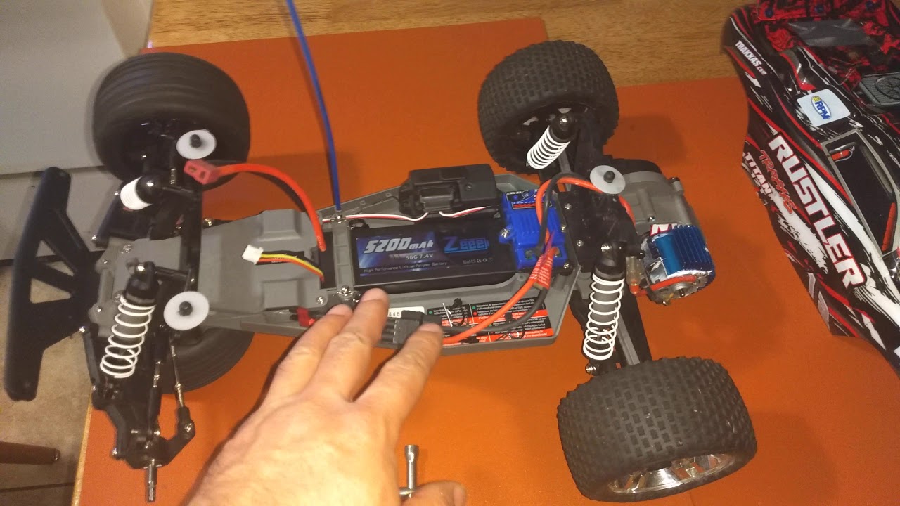 Traxxas Rustler wheel wobble fix