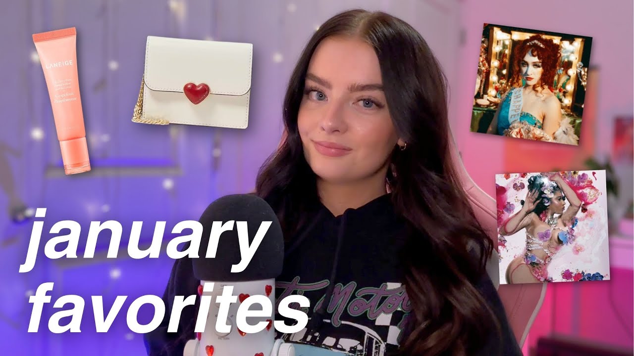 ASMR january favorites 💌 makeup, music, & more !!