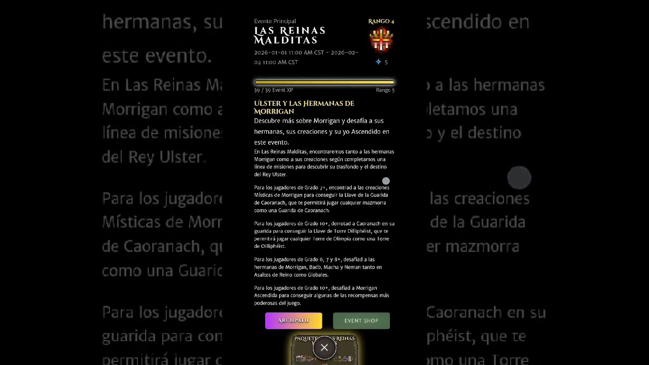 ORNA - Evento Reinas Malditas - 