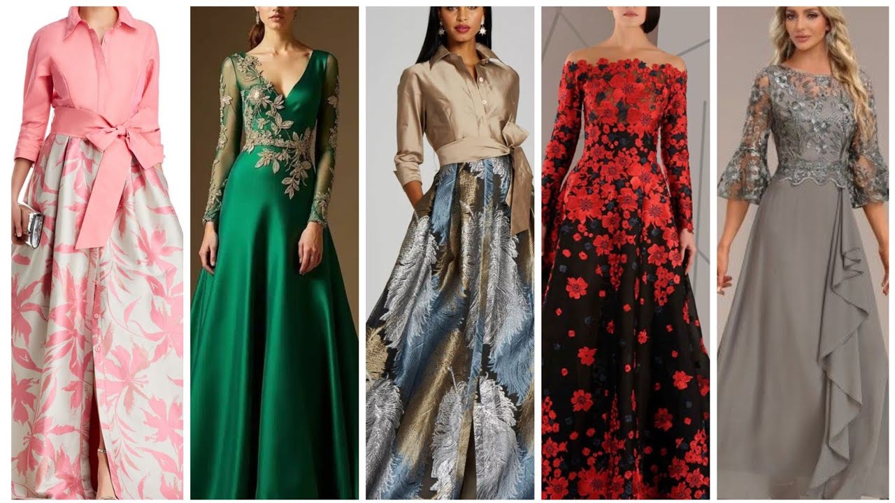 Most beautiful party wear gown designing ideas 