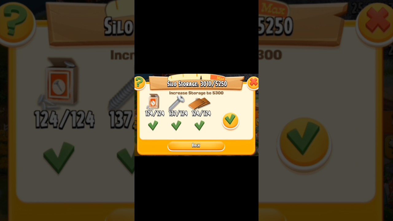 Upgrading silo to 5300 #silo #upgrade #hayday #supercell