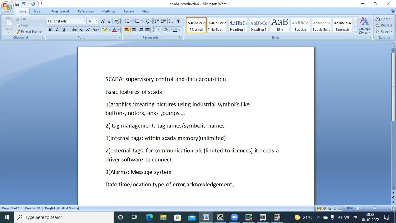 Lecture#1:SCADA INTRODUCTION FOR BEGINNER's