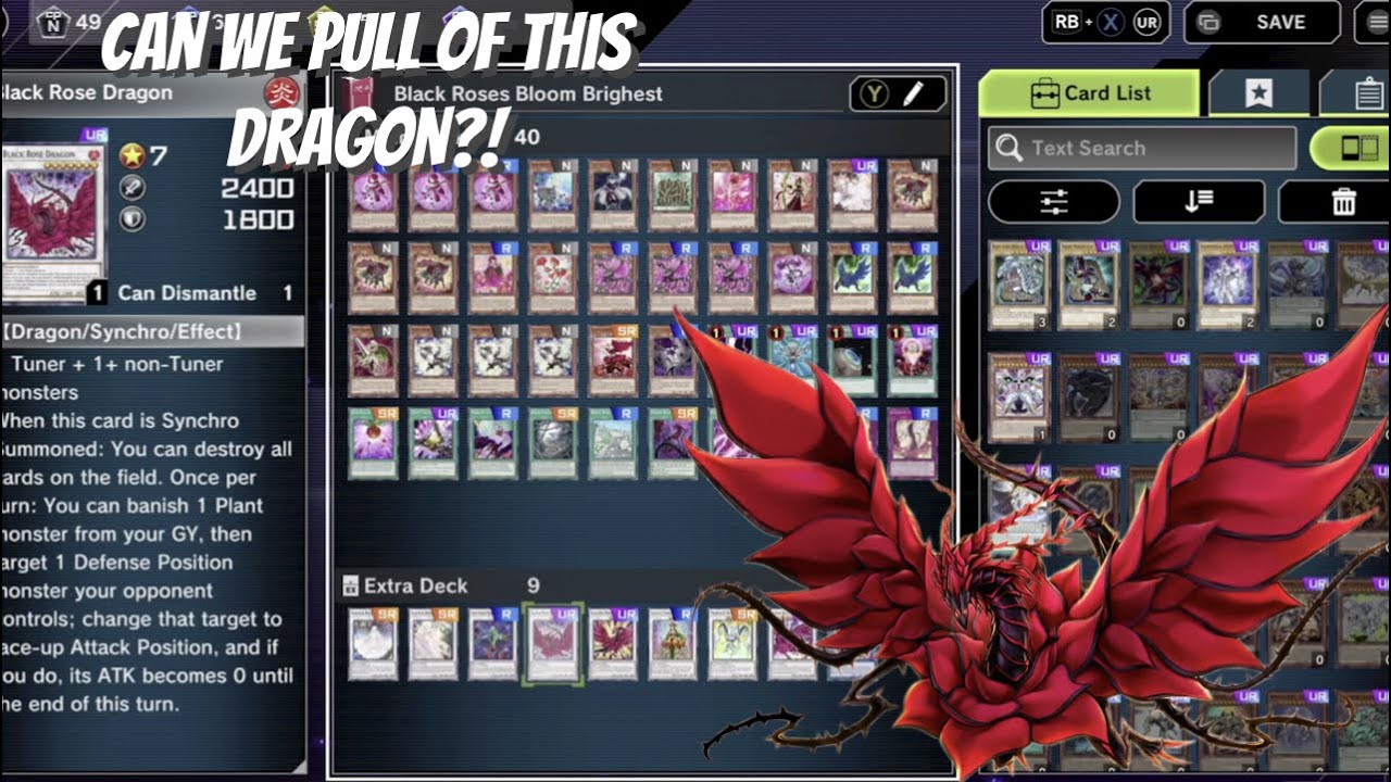 Does This Black Rose Deck get to Bloom?! | Yugioh Master Duel |