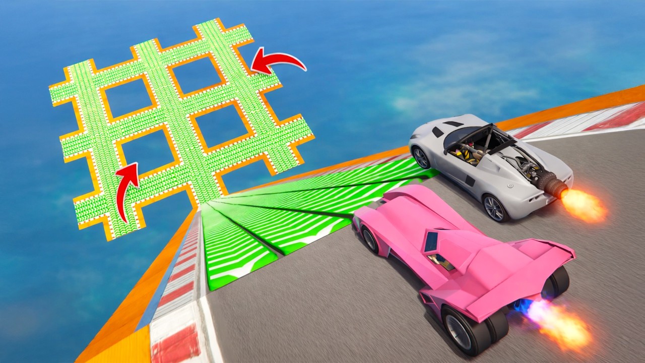 Jet Engines  vs Impossible Maze Speed Boost - GTA 5 online